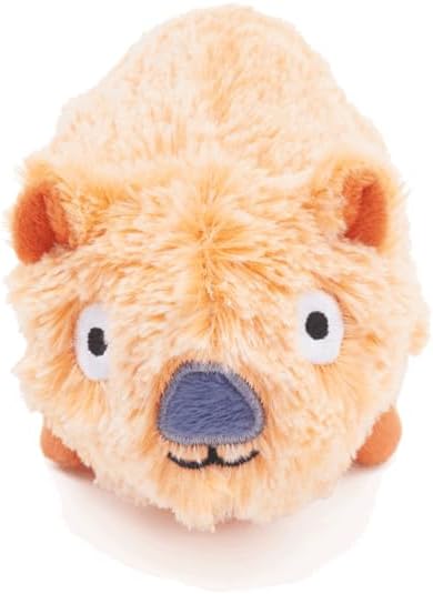 BARK Yobbo Wombat Dog Squeak Chew Toy for Small Dogs