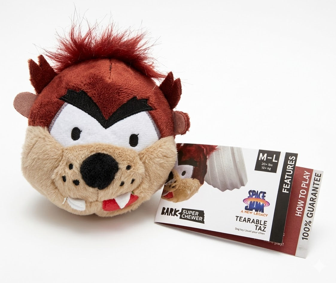 BARK Tearable Taz Super Chewer Dog Toy