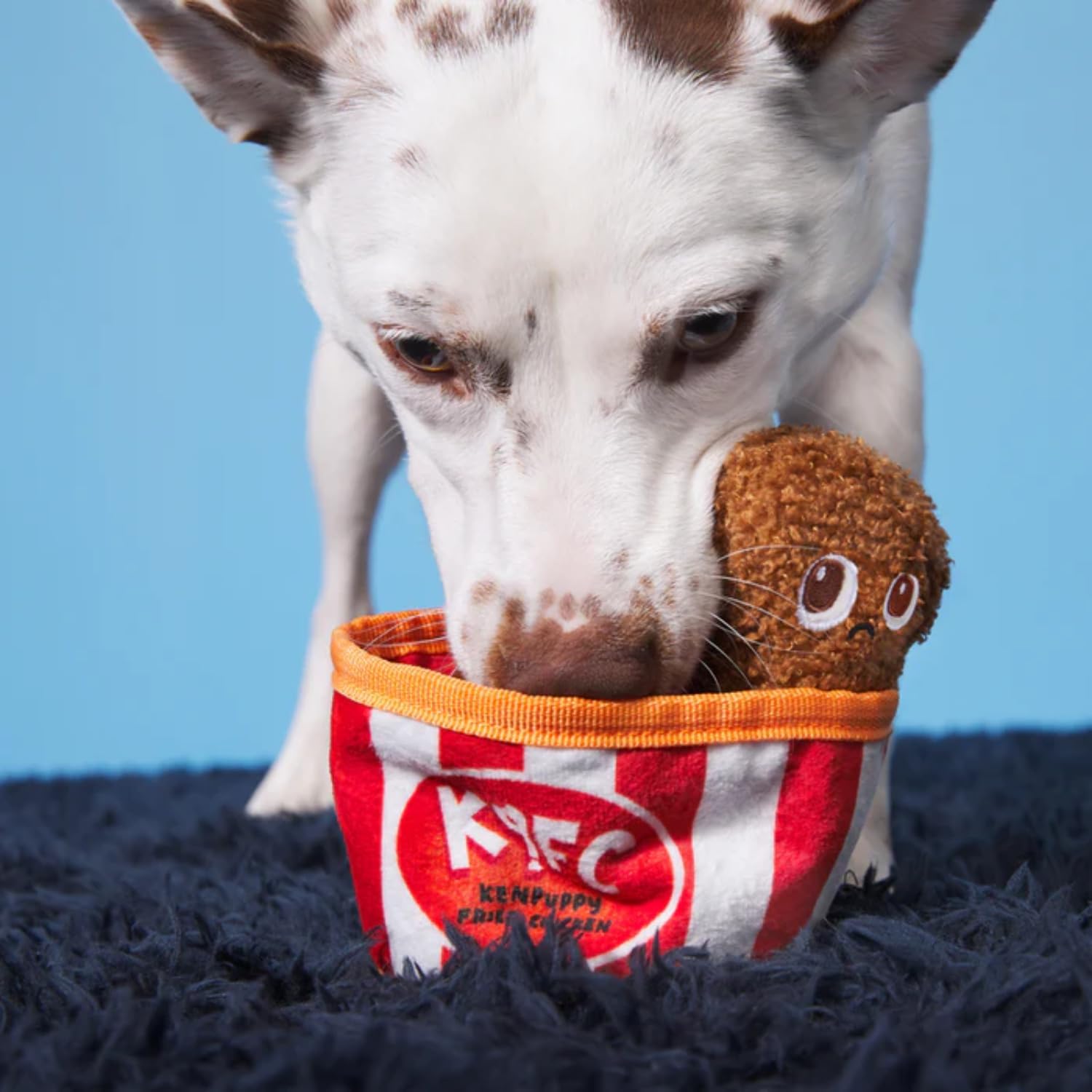 BARK Kenpuppy Fried Chicken Dog Squeak Chew Toy