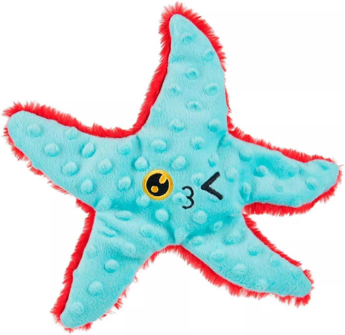 Carl Starfish Dog Squeak Chew Toy