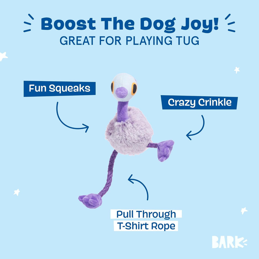 BARK Adelaide Emu Plush Dog Toy