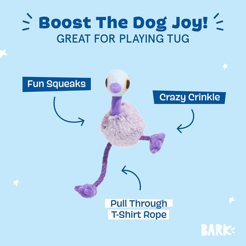 BARK Adelaide Emu Plush Dog Toy