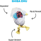 BARK Shiba Emu Dog Toy