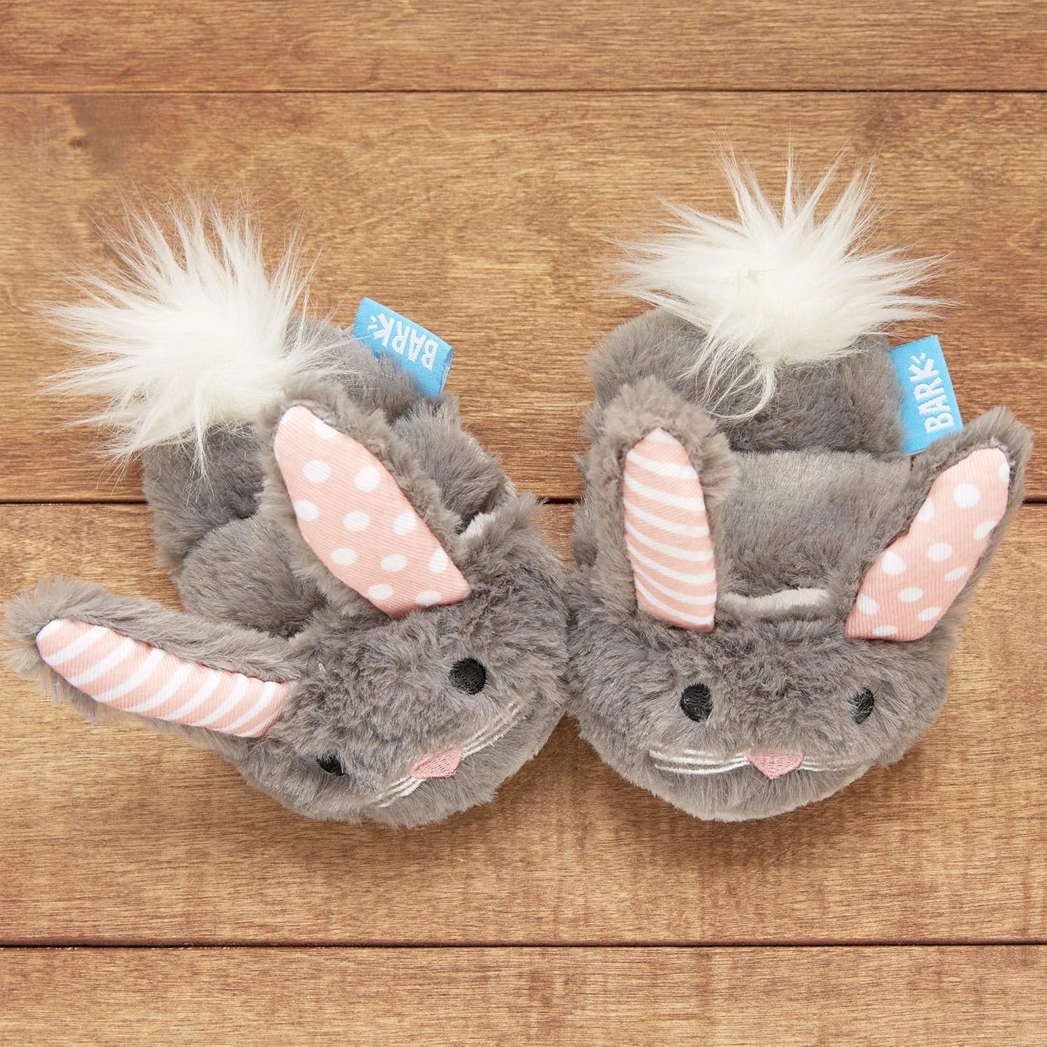 BARK Itty & Bitty the Bunny Squeaky Slippers